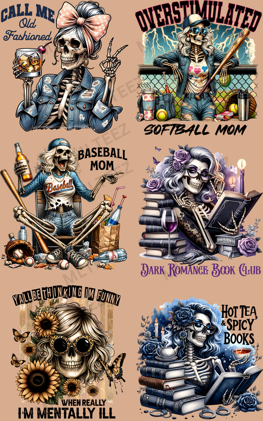 CALL ME OLD FASHIONED PREMADE GANGSHEET  - 22X36  DTF TRANSFERS - DIRECT TO FILM