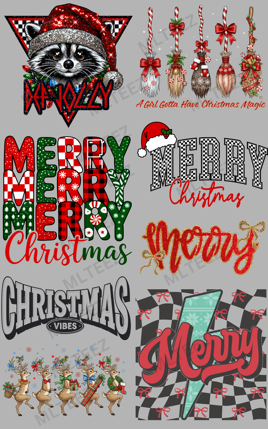 DEF JOLLY (1) PREMADE GANGSHEET - 22X36 DTF TRANSFERS - DIRECT TO FILM