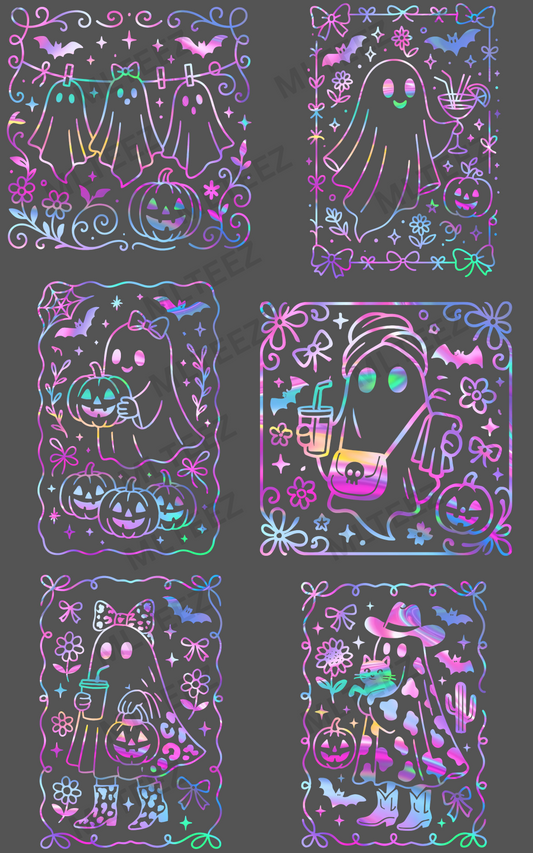 HALLOWEEN (3) PREMADE GANGSHEET  - 22X36  DTF TRANSFERS - DIRECT TO FILM