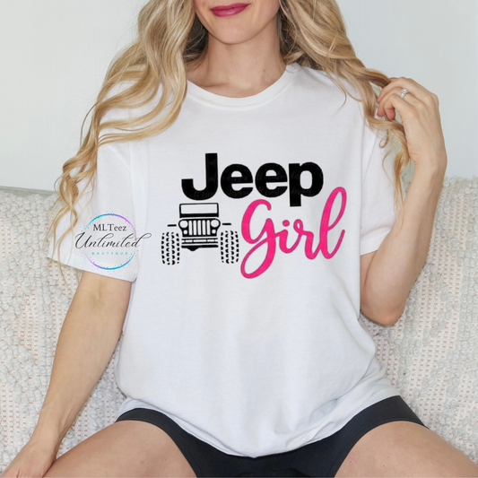 Jeep Girl DTF Direct To Film