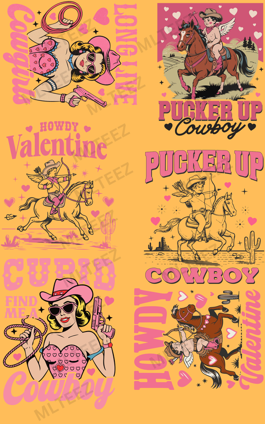 LONG LIVE COWGIRLS (1) PREMADE GANGSHEET - 22X36 DTF TRANSFERS - DIRECT TO FILM