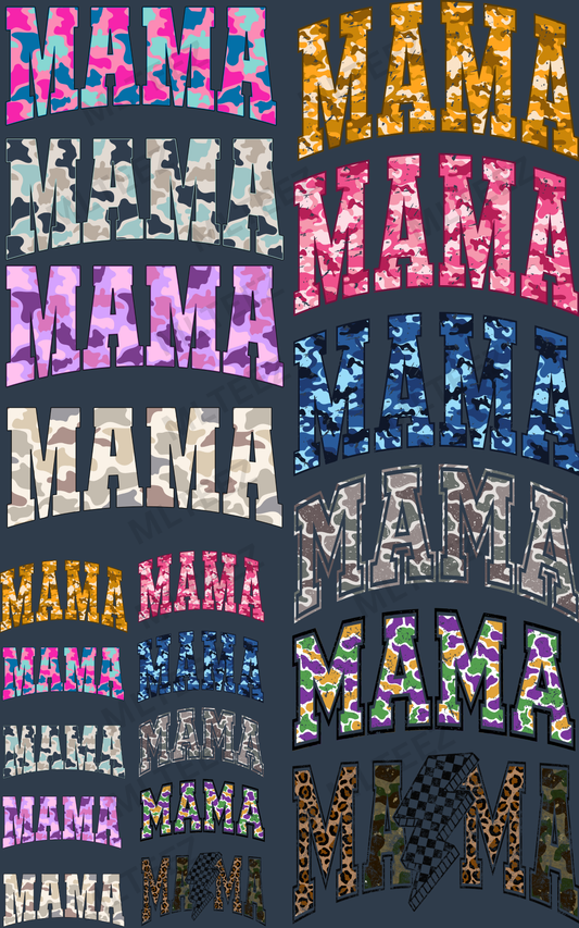 MAMA (6) PREMADE GANGSHEET - 22X36 DTF TRANSFERS - DIRECT TO FILM