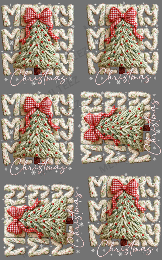 MERRY CHRISTMAS (8) PREMADE GANGSHEET - 22X36 DTF TRANSFERS - DIRECT TO FILM