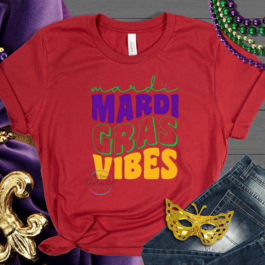 Mardi Gras Vibes DTF Direct To Film