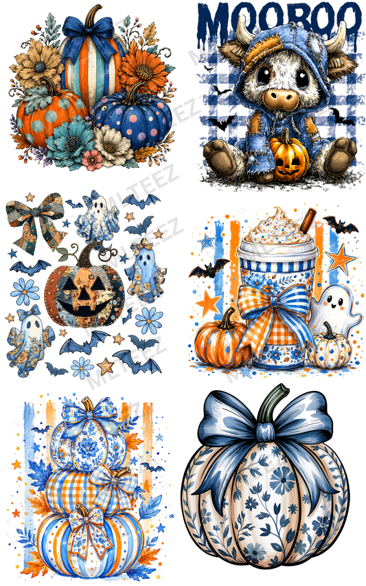 MOO BOO (1) PREMADE GANGSHEET - 22X36 DTF TRANSFERS - DIRECT TO FILM