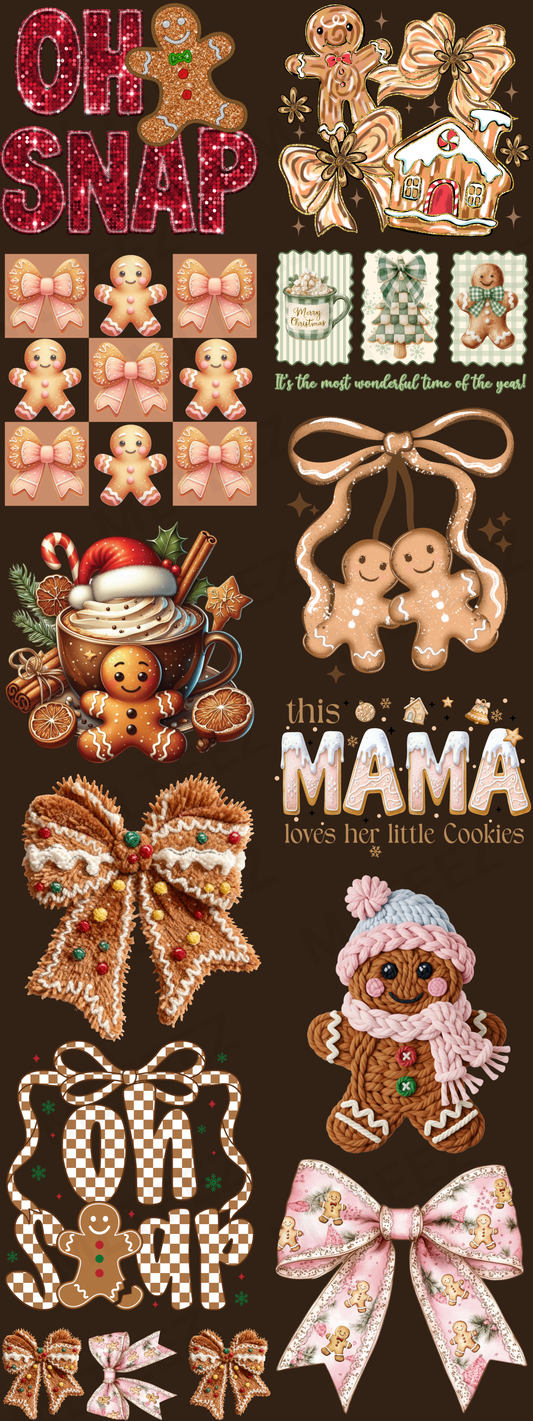 OH SNAP (2) PREMADE GANGSHEET - 22X60 DTF TRANSFERS - DIRECT TO FILM