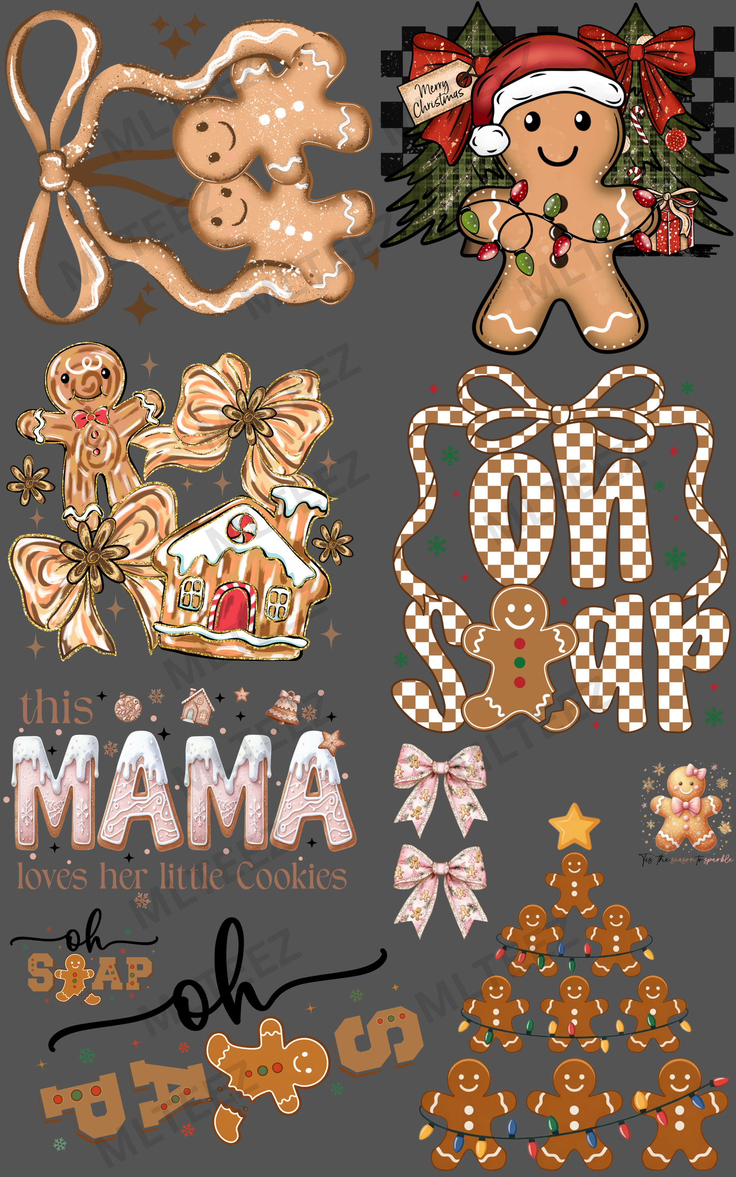 OH SNAP (1) PREMADE GANGSHEET - 22X36 DTF TRANSFERS - DIRECT TO FILM