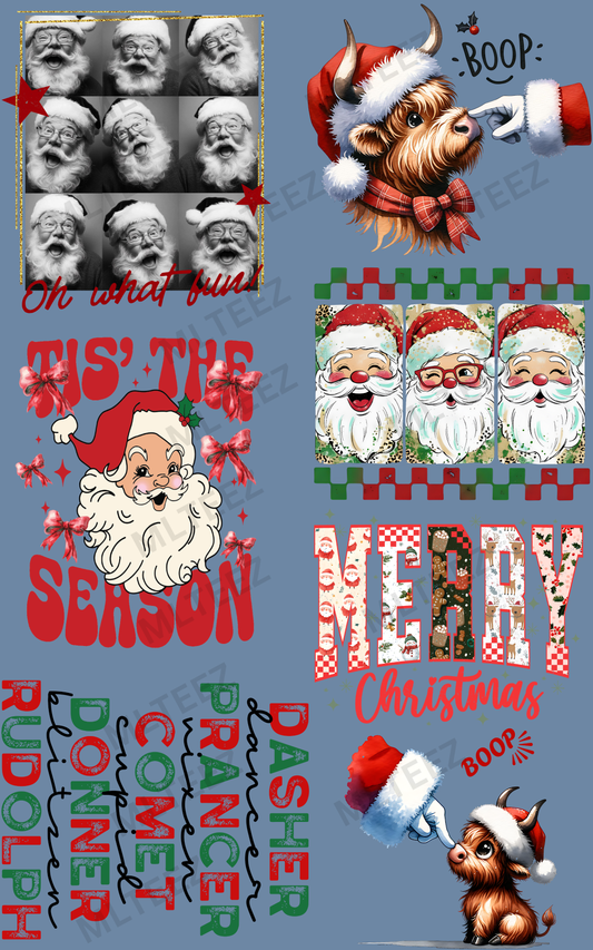 OH WHAT FUN (1) PREMADE GANGSHEET  - 22X36  DTF TRANSFERS - DIRECT TO FILM