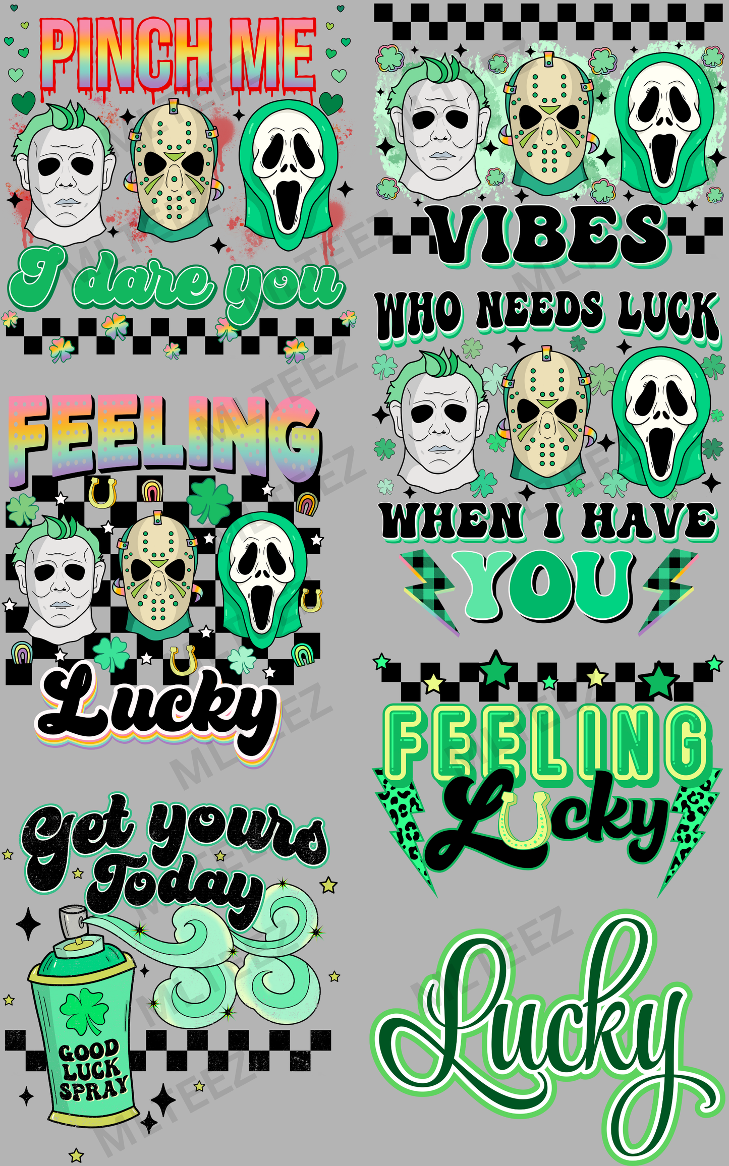 PINCH ME I DARE YOU (1) PREMADE GANGSHEET - 22X36 DTF TRANSFERS - DIRECT TO FILM