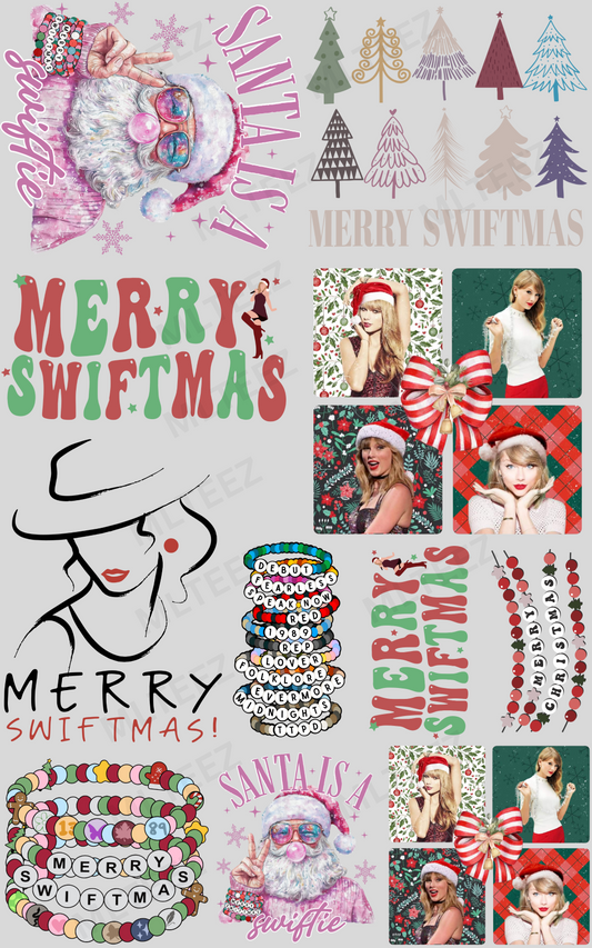 SANTA IS A SWIFTIE PREMADE GANGSHEET  - 22X36