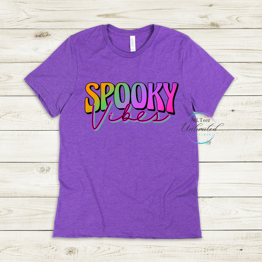 Spooky Vibes DTF Direct To Film