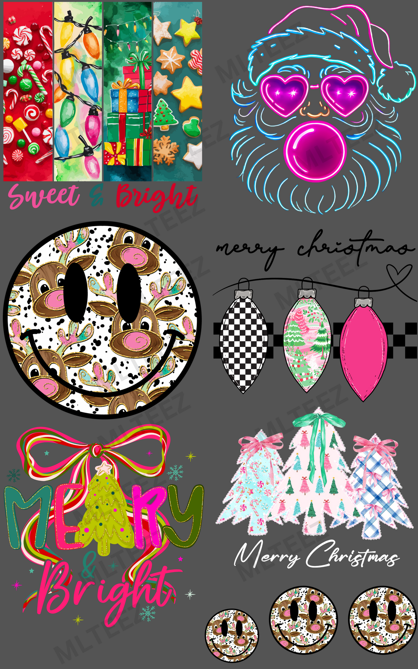 SWEET & BRIGHT PREMADE GANGSHEET  - 22X36  DTF TRANSFERS - DIRECT TO FILM