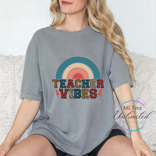 Teacher Vibes DTF Direct To Film