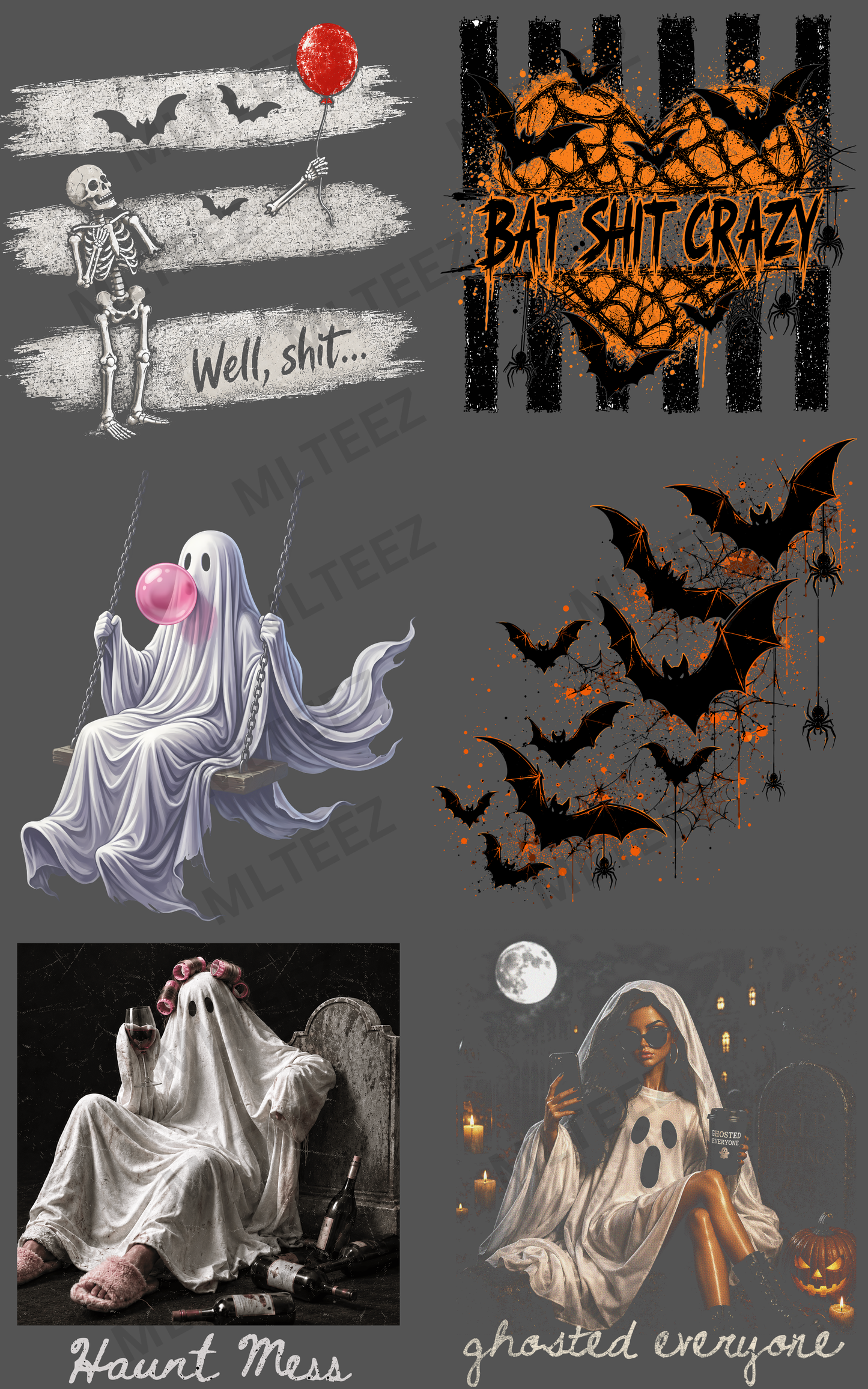 WELL SH*T (1) PREMADE GANGSHEET - 22X36 DTF TRANSFERS - DIRECT TO FILM