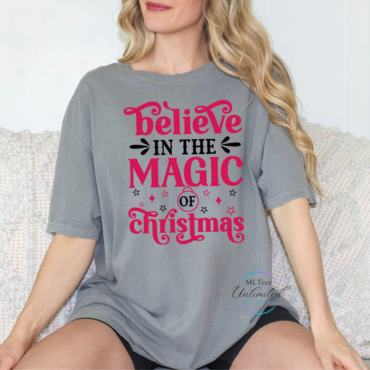 Believe In the Magic of Christmas DTF Direct To Film