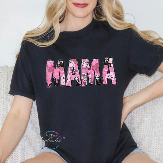 Scary Faces Mama DTF Direct To Film