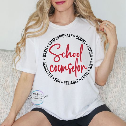 School Counselor DTF Direct To Film