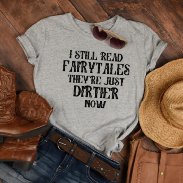 Reading Fairytales that are Dirtier Now Tshirt, Romance Novel Shirts, Dark Romance, SMUT Books Tshirts